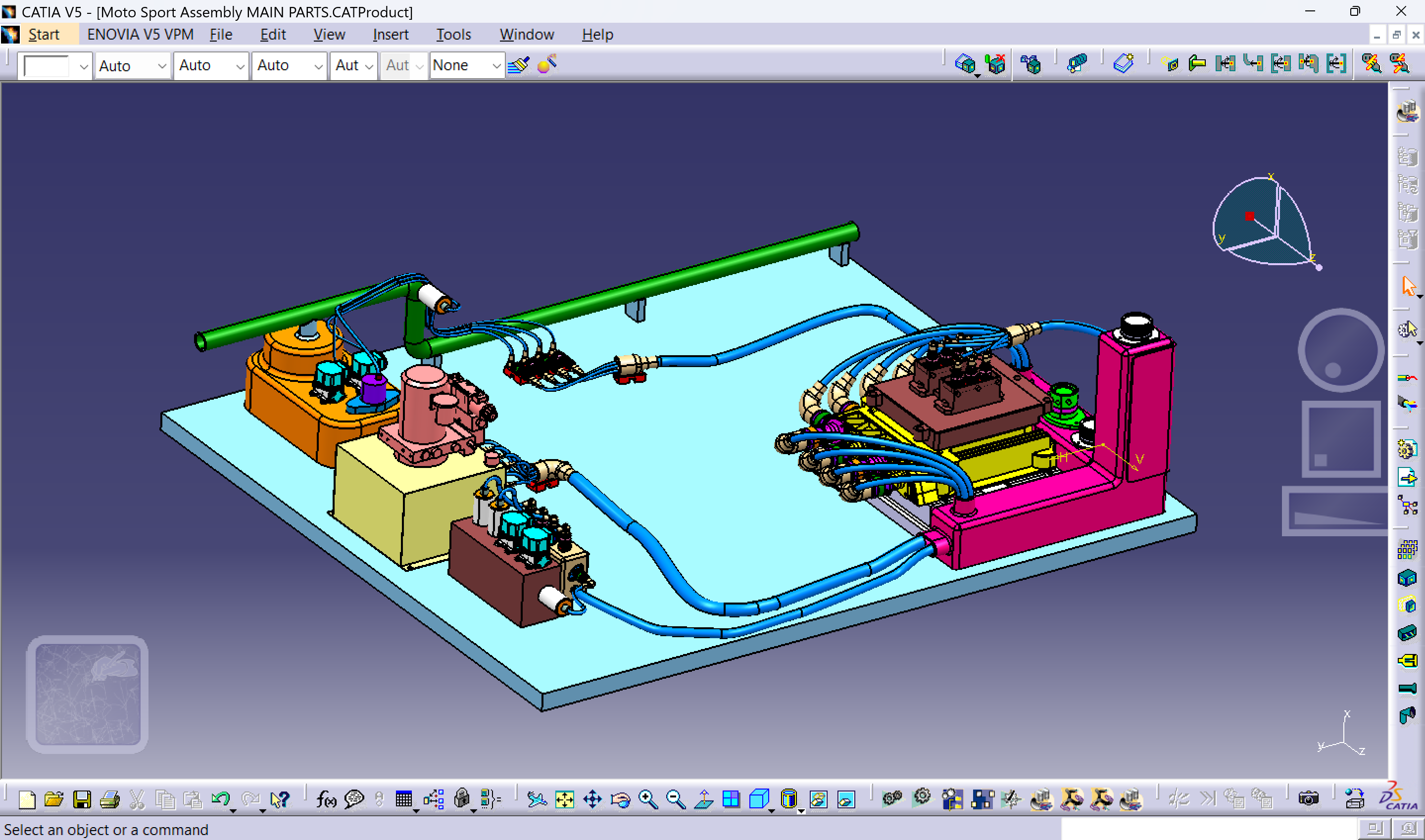 基于CATIA V5的赛车线束设计