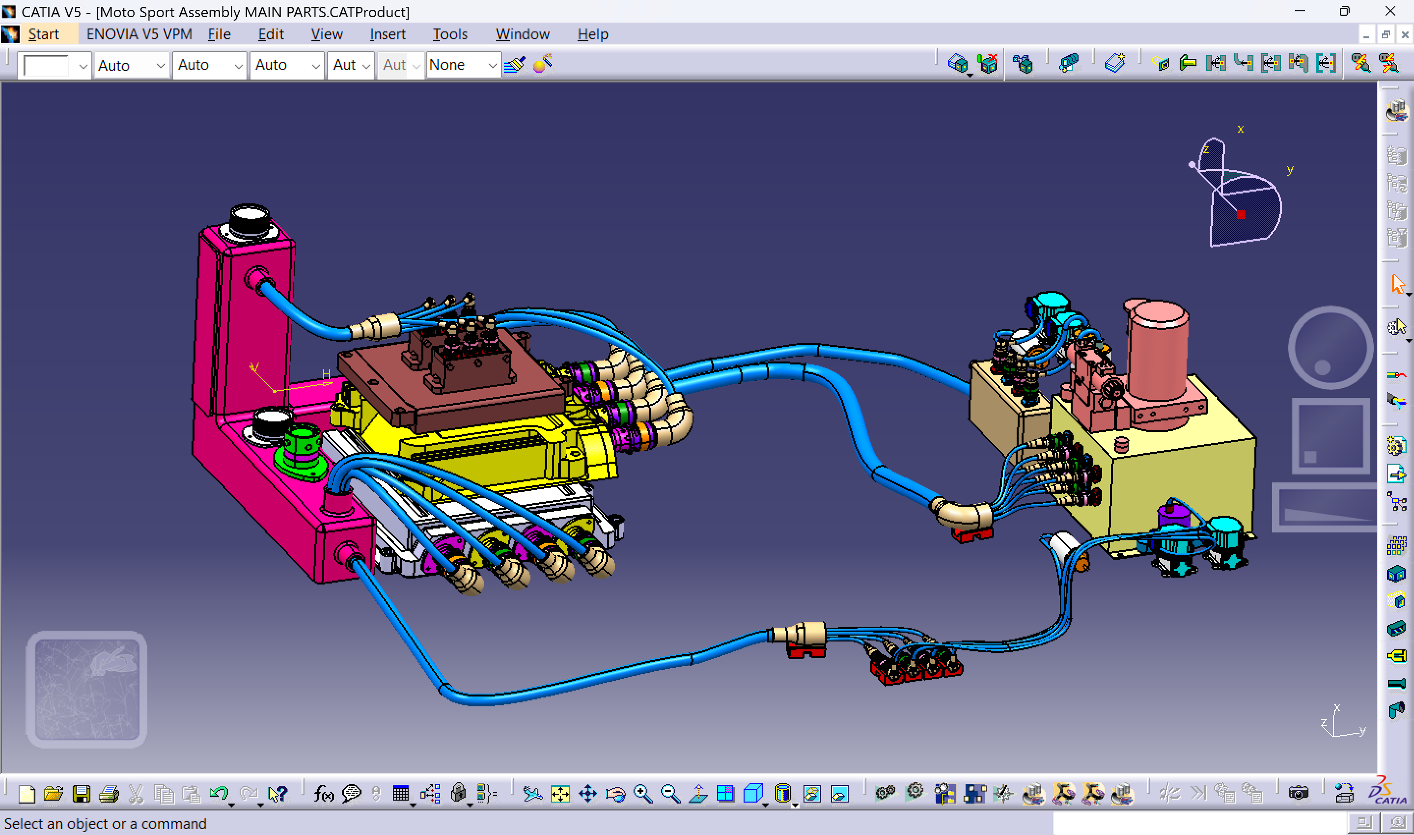 基于CATIA V5的赛车线束设计