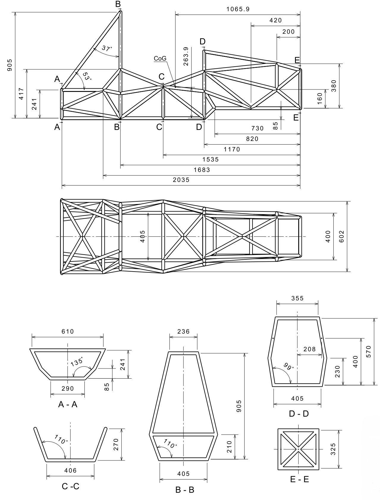 方程式学生管底盘