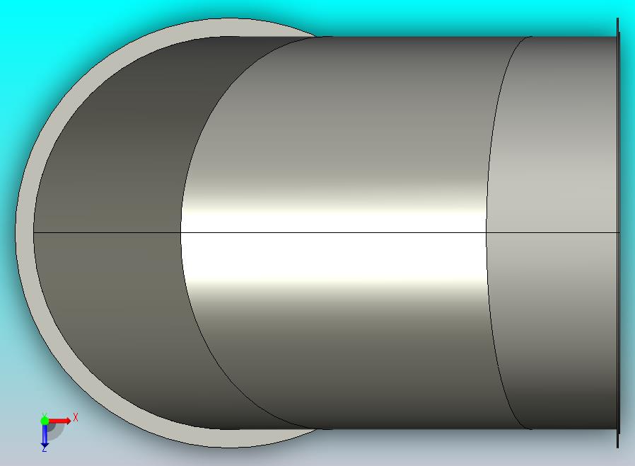 DN8 截面的 90° 弯头