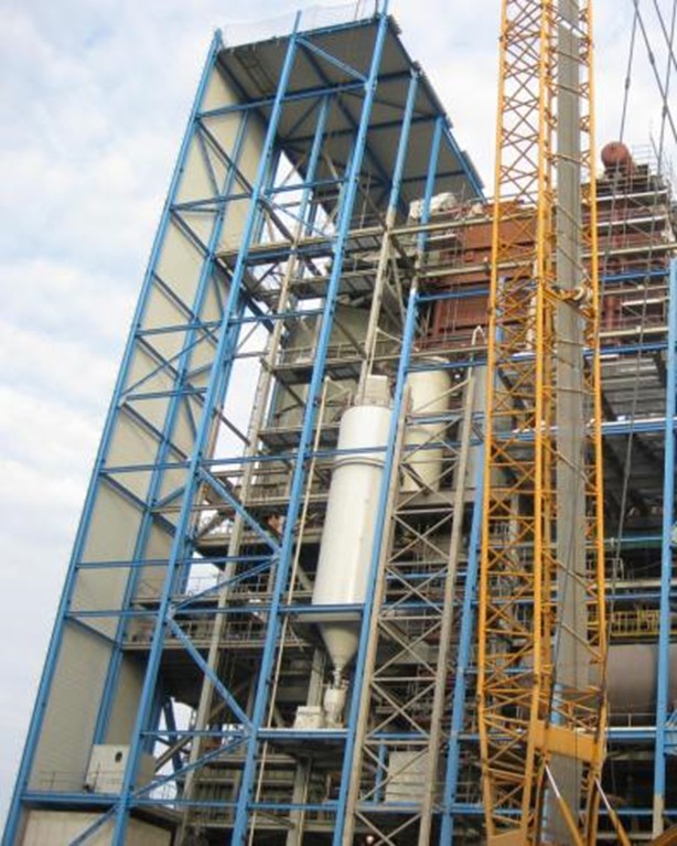 Maxau造纸厂焚烧炉锅炉模型3D