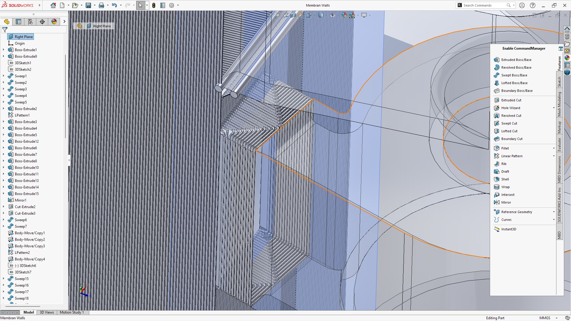 Maxau造纸厂焚烧炉锅炉模型3D