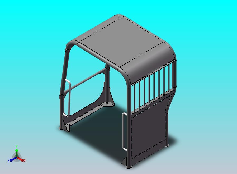 C50R-5吨履带车驾驶仓焊接