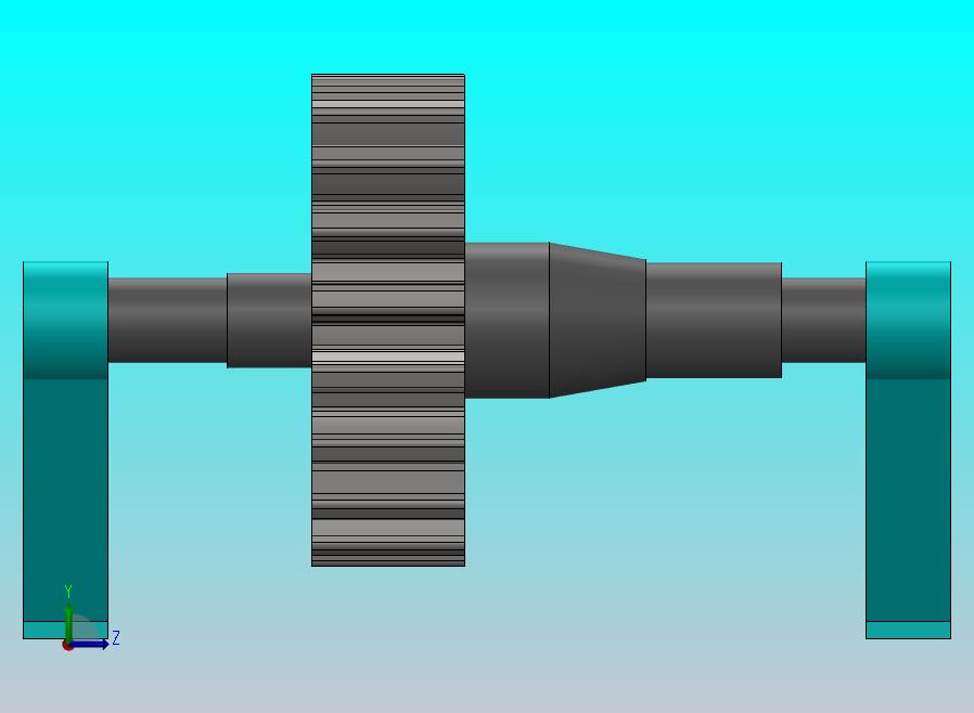 支线齿轮和它的装配