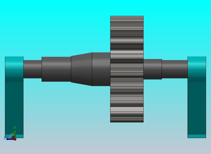 支线齿轮和它的装配