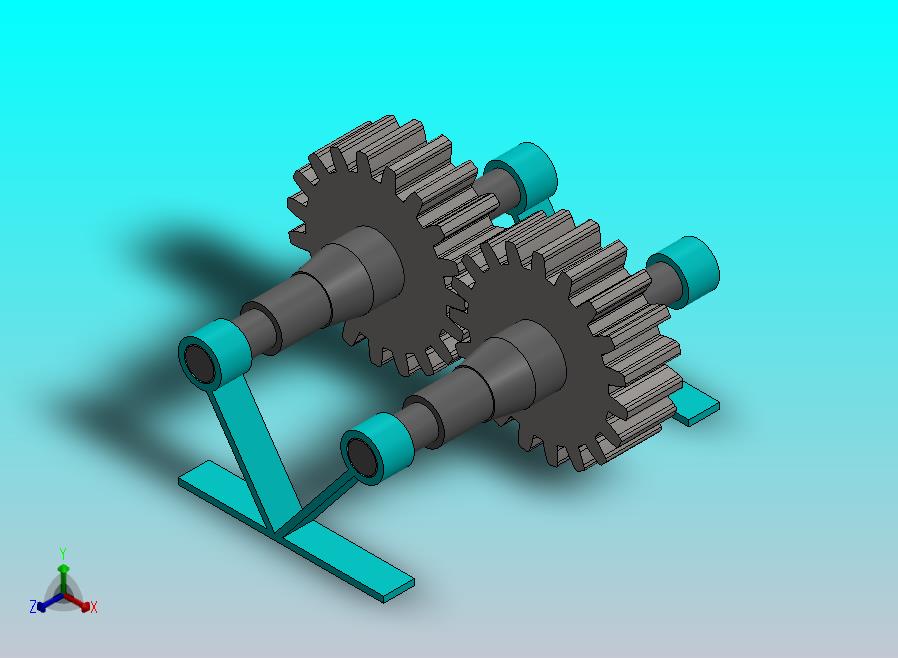 支线齿轮和它的装配