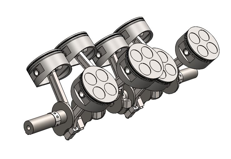 通用增压 DOHC V8 发动机