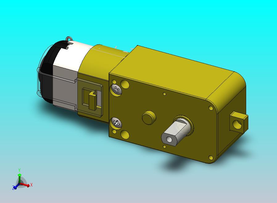 直流减速电机-单轴