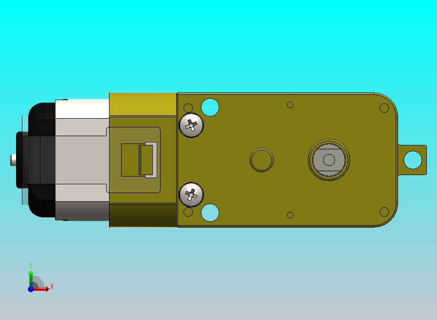 直流减速电机-单轴