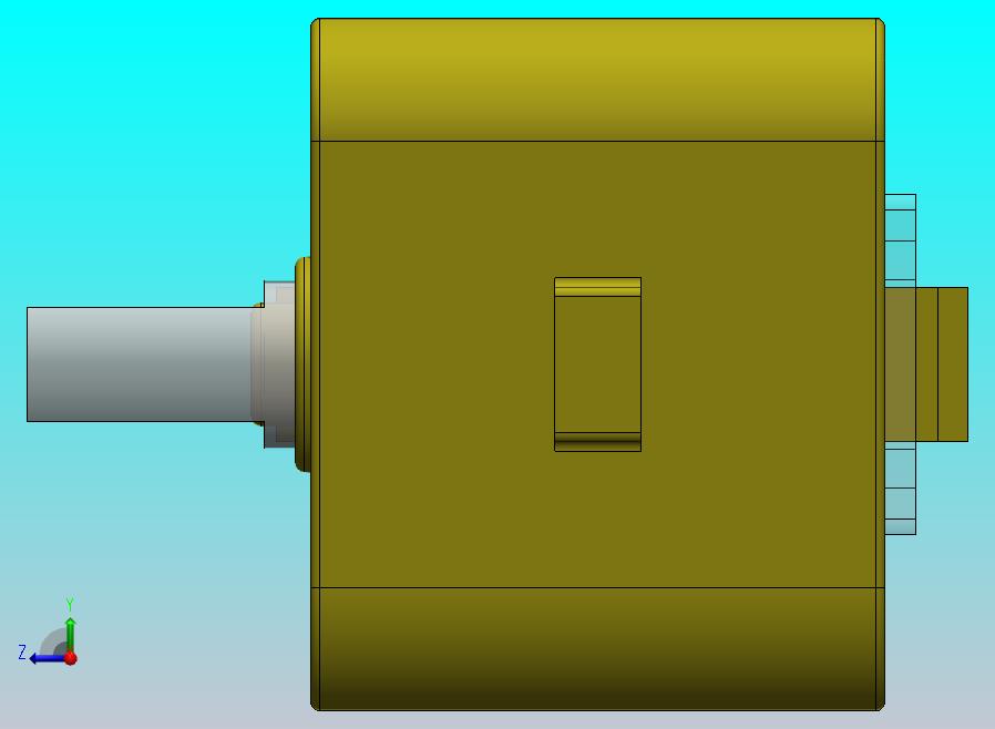 直流减速电机-单轴