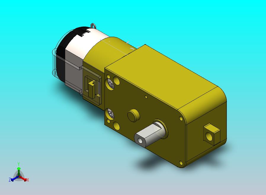 直流减速电机-单轴