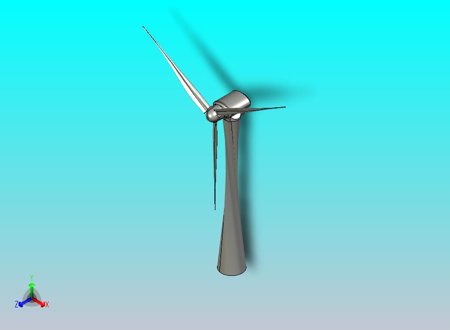 风力发电机模型