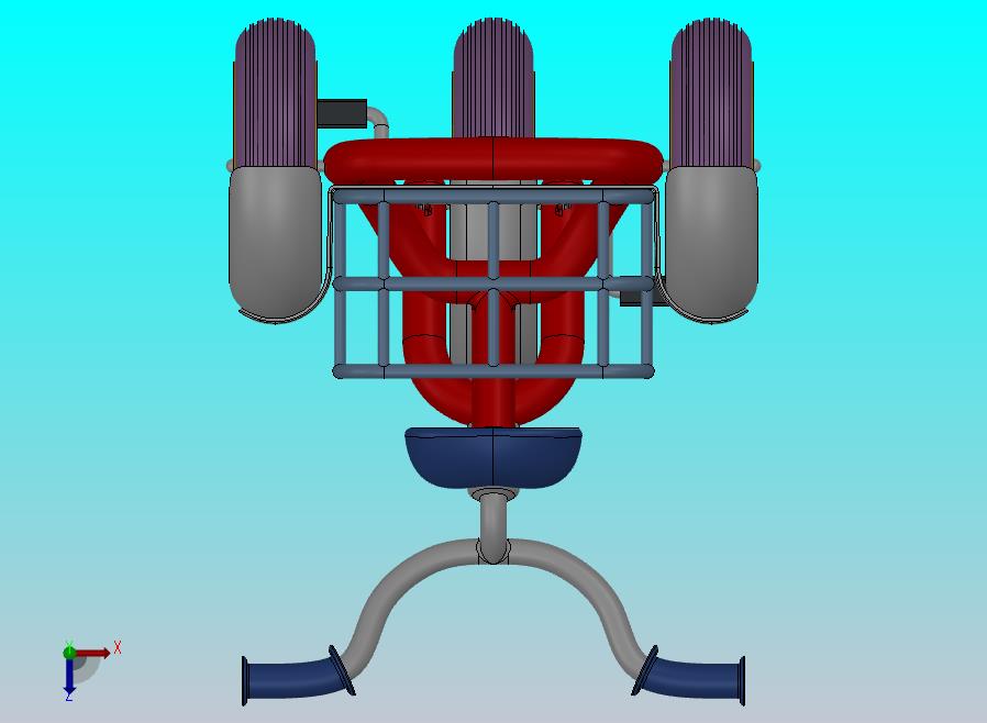 儿童骑行的三轮小车