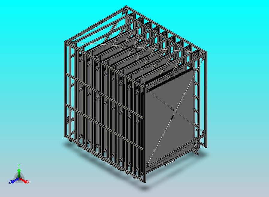 多仓位玻璃料架