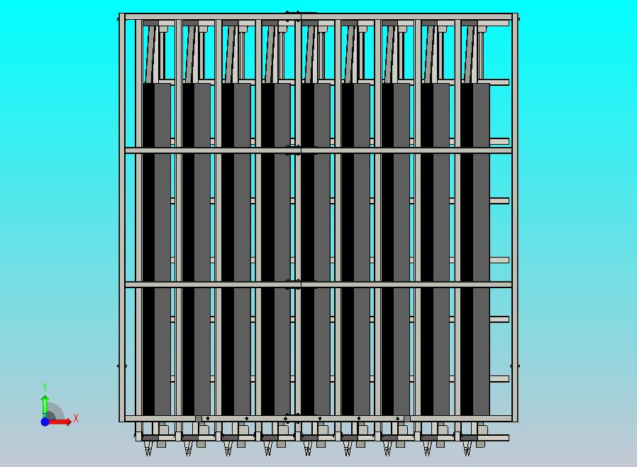 多仓位玻璃料架