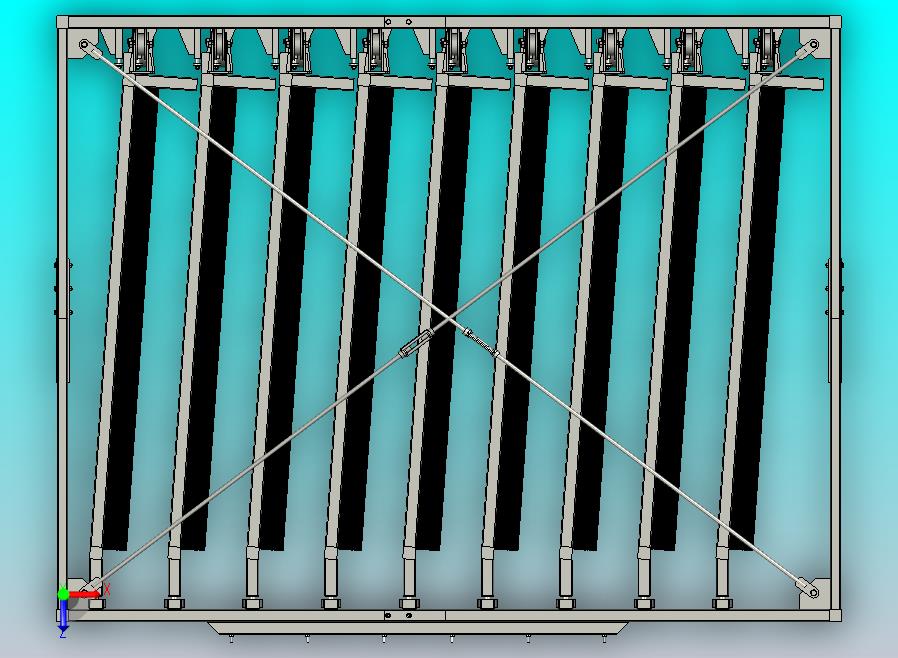 多仓位玻璃料架