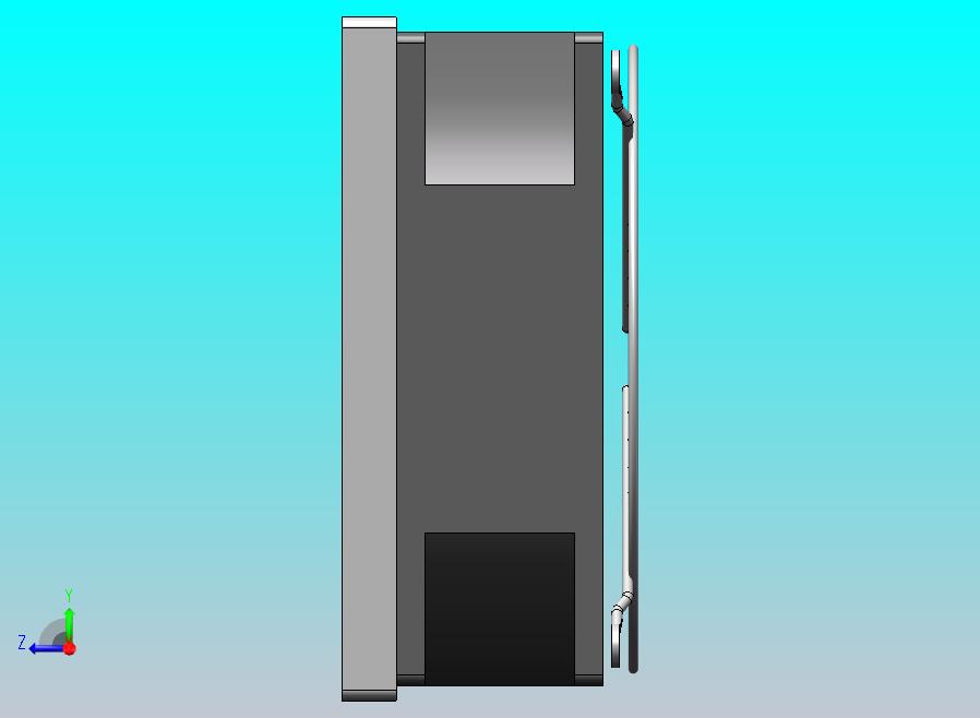 一种工业散热风扇120X120三维模型
