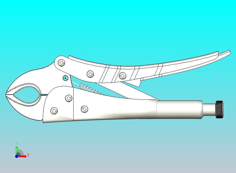 圆口莫氏锁紧钳