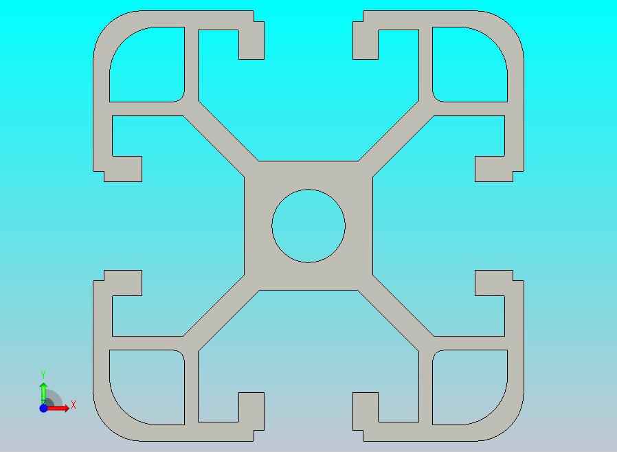 V 型槽和 T 型槽型材