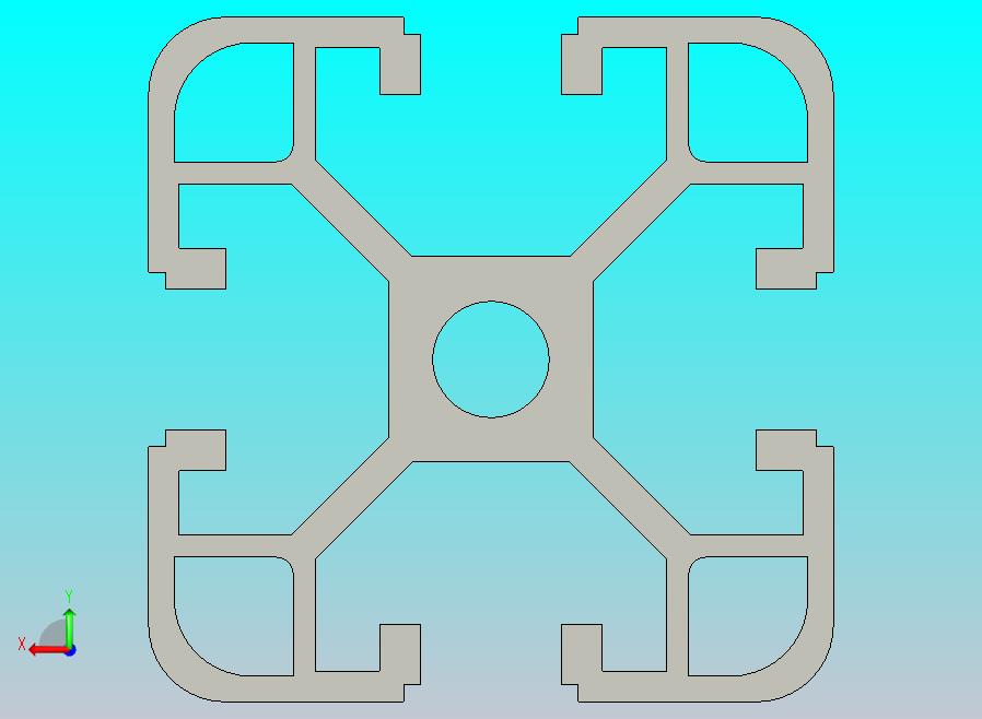 V 型槽和 T 型槽型材