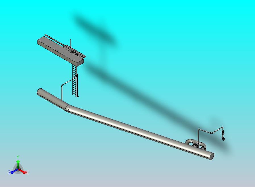 管道 DN80 inox con agua