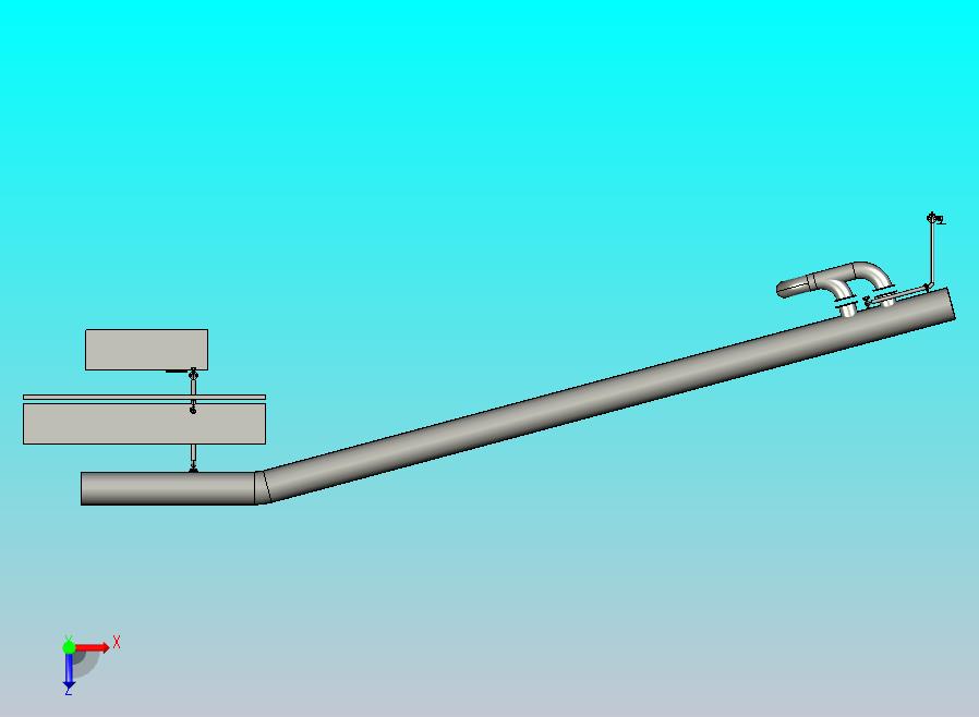 管道 DN80 inox con agua