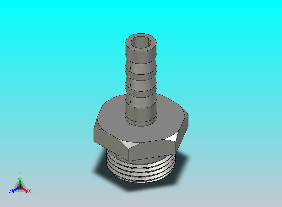 黄铜倒钩接头 6mm x