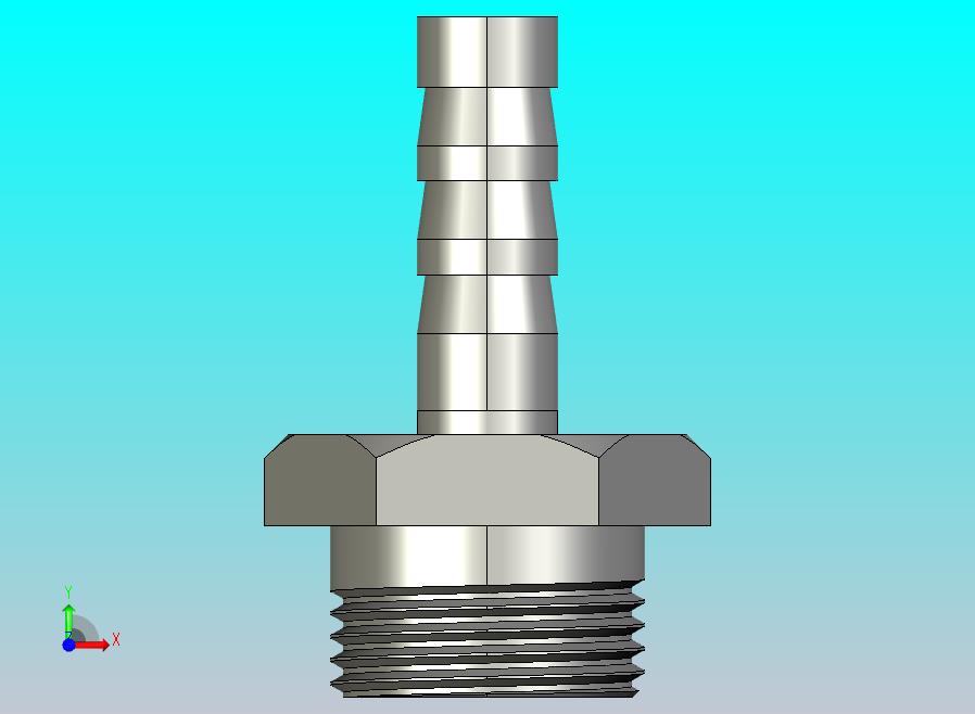 黄铜倒钩接头 6mm x