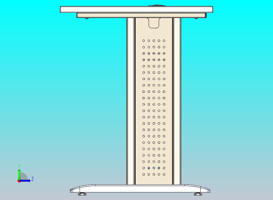 带金属腿的直桌