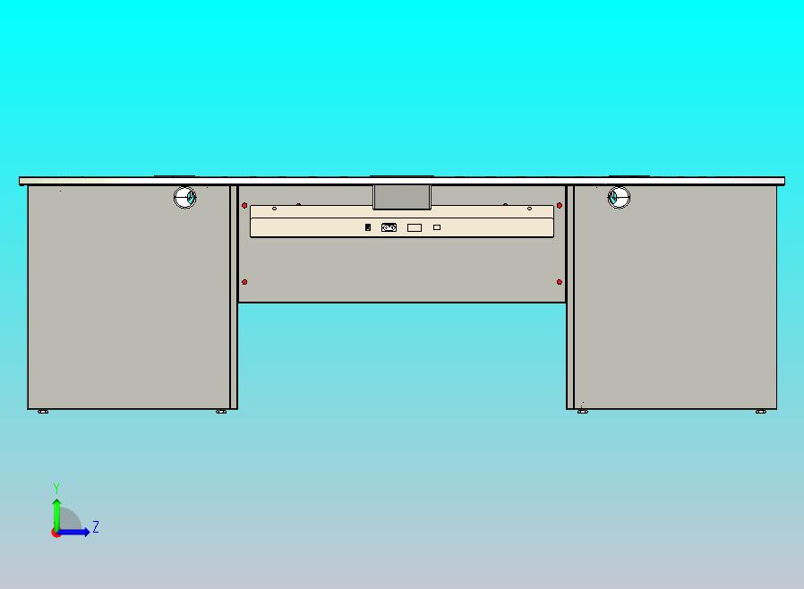 11 人MDF会议桌与电源插座盒