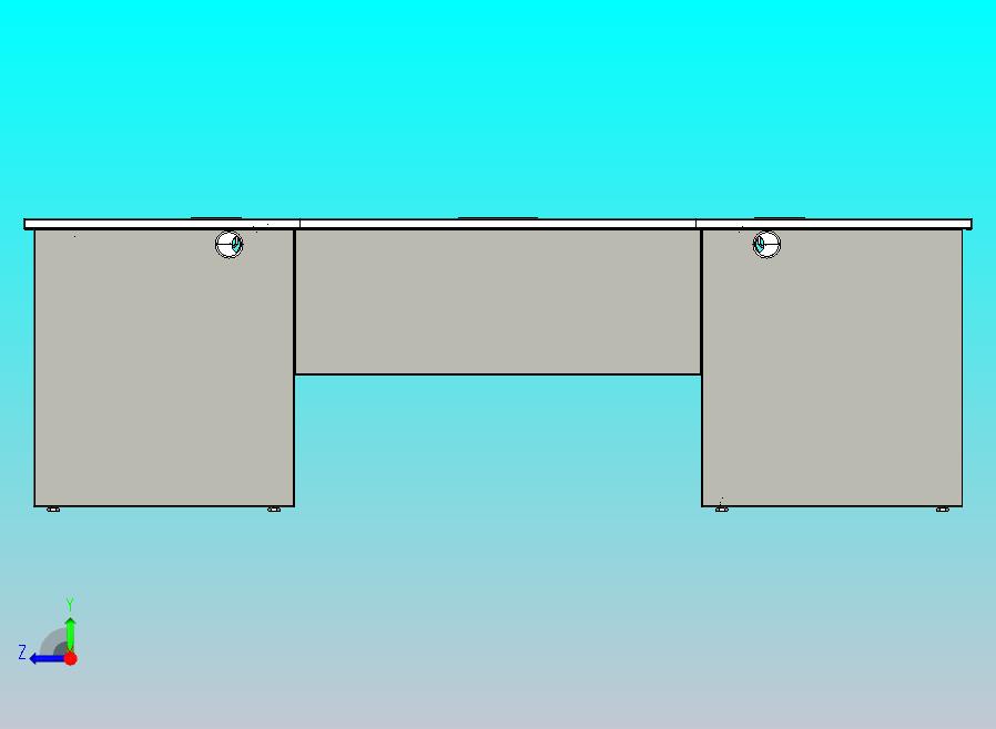 11 人MDF会议桌与电源插座盒