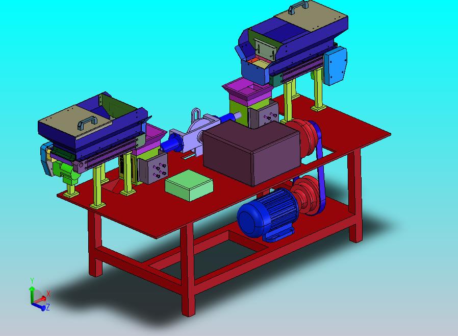 双工位萝卜切丁机step