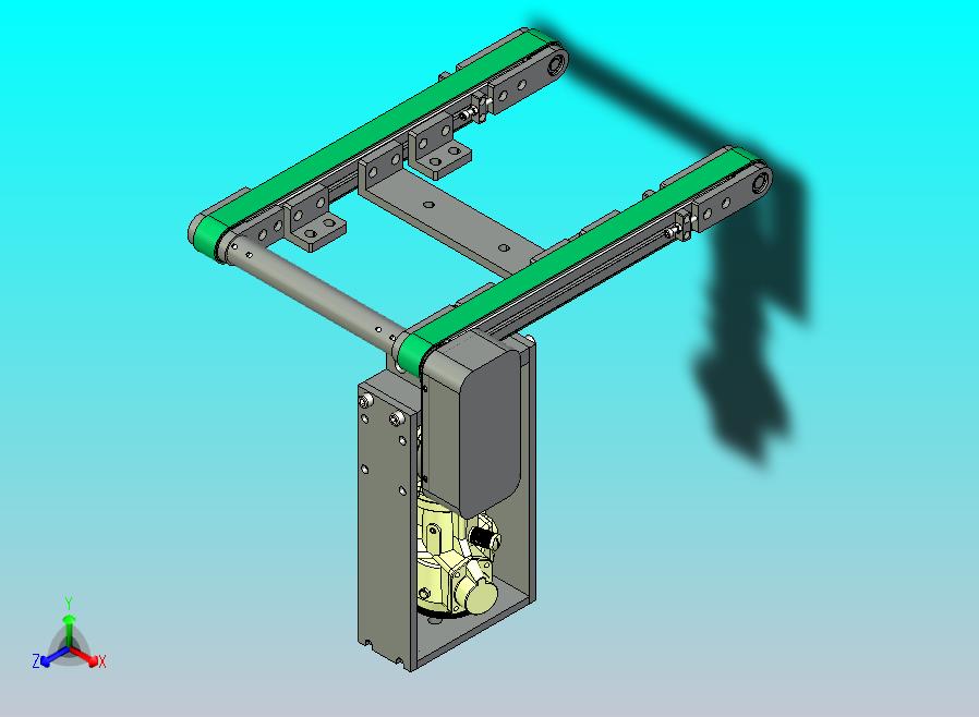气动式双列同步带输送机ZPQD300400L60