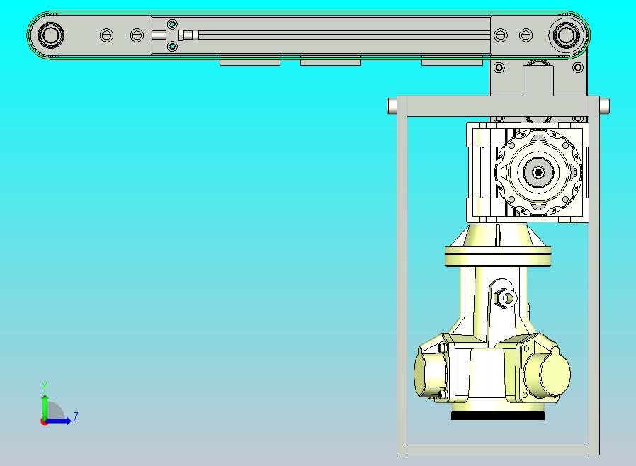 气动式双列同步带输送机ZPQD300400L60