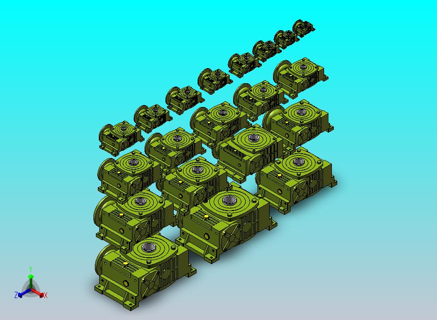 20款WPWDKO型蜗轮蜗杆减速机 