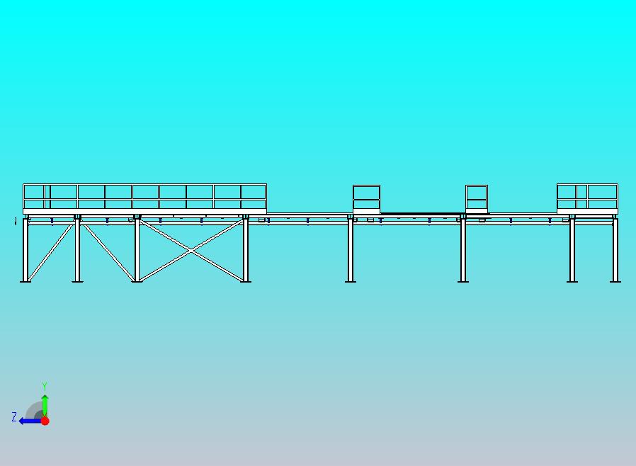 线缆和管道规范化支撑工业平台