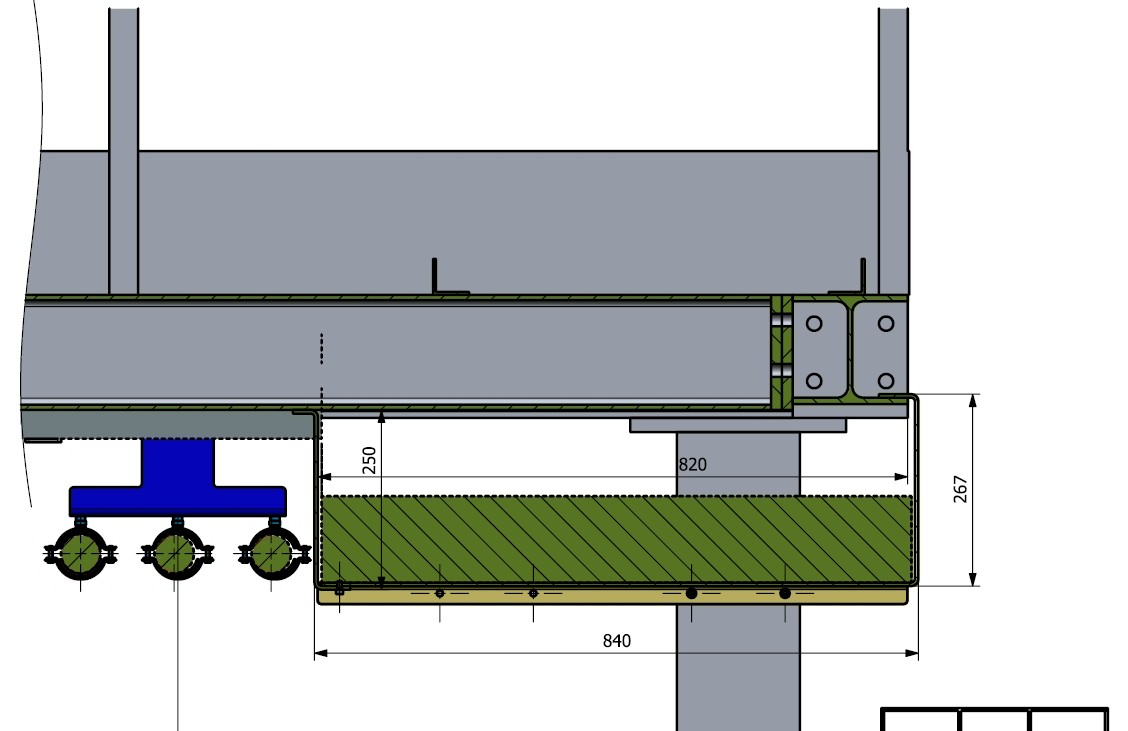 线缆和管道规范化支撑工业平台
