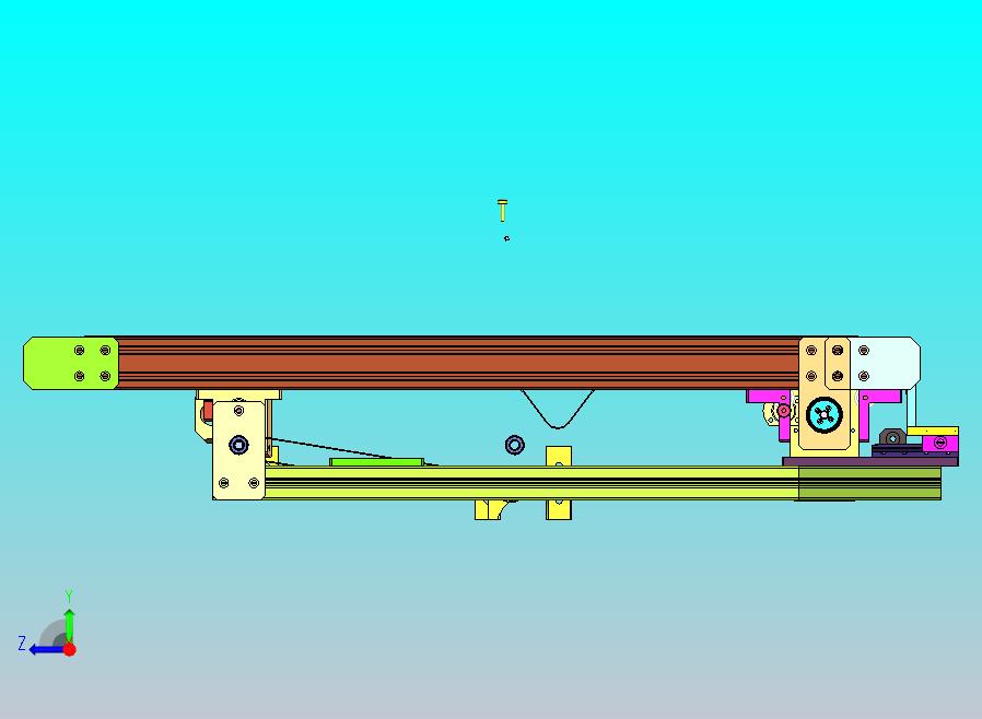 皮带宽度可调流水线