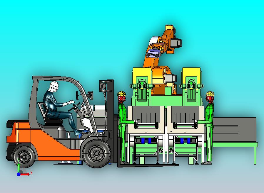 大型工件装卸系统