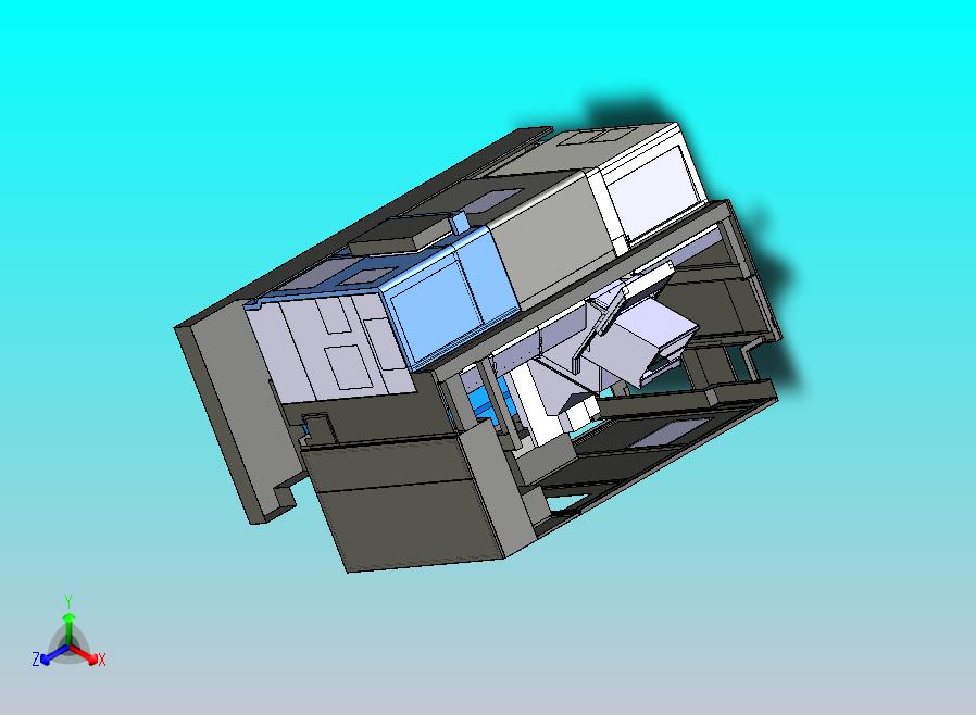 DNS多功能机床MX1600ST三维模型