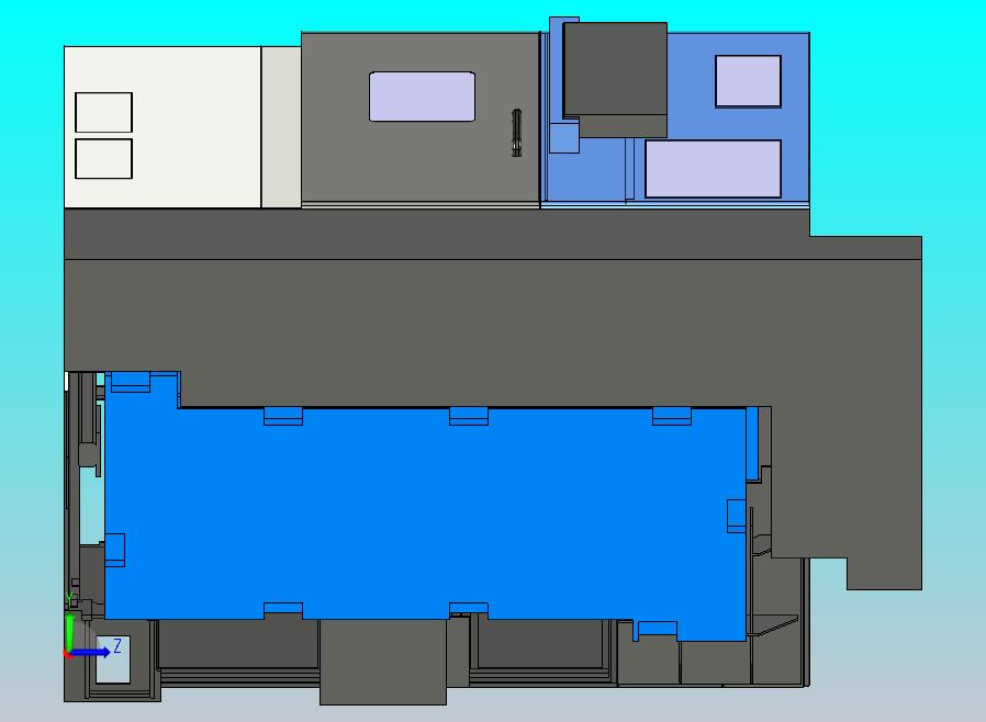 DNS多功能机床MX1600ST三维模型