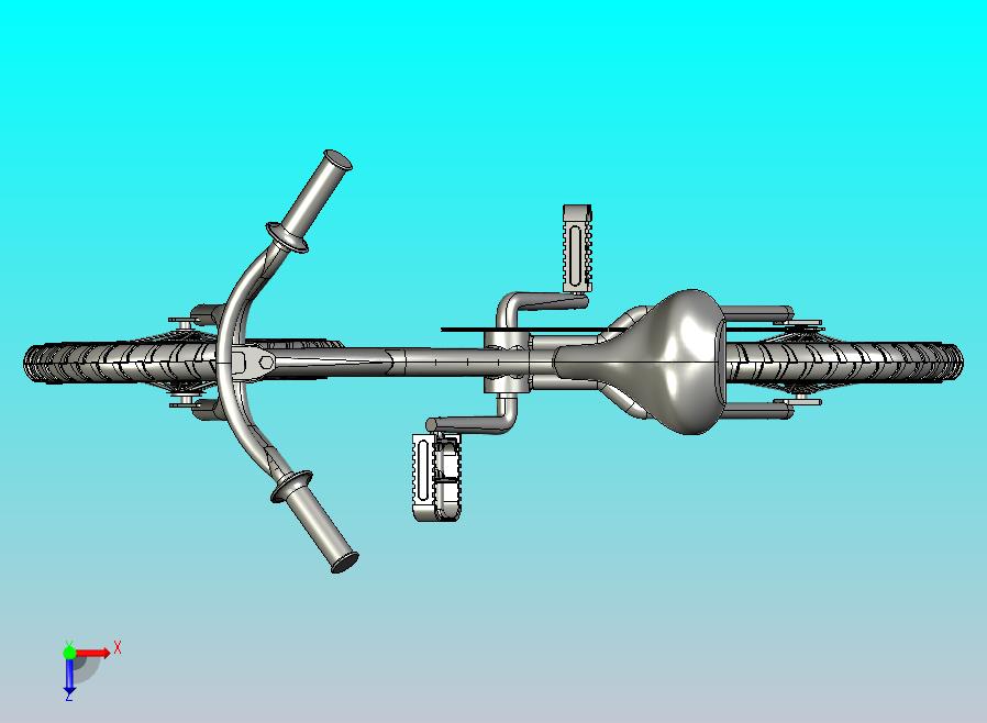 轻便自行车三维模型