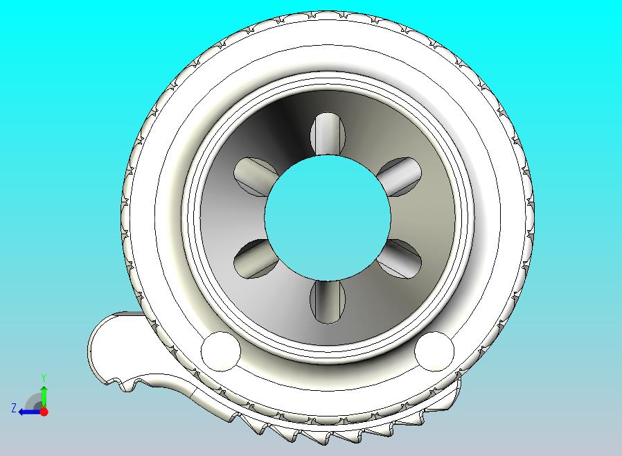 MP5-消焰器建模模型