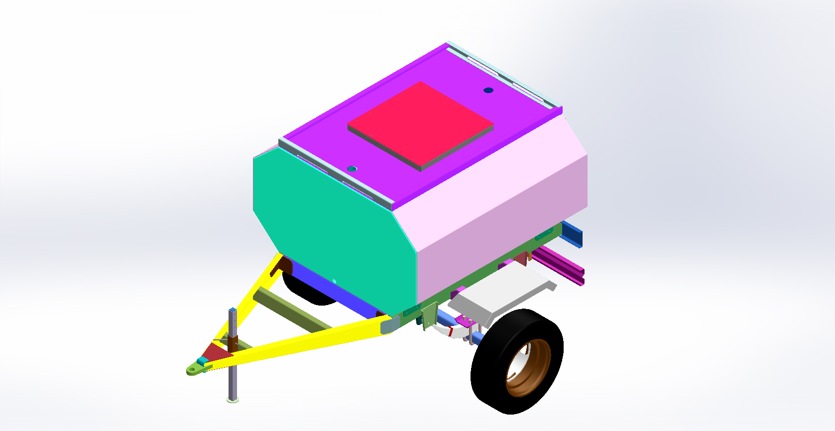 1500升汽油运输罐。