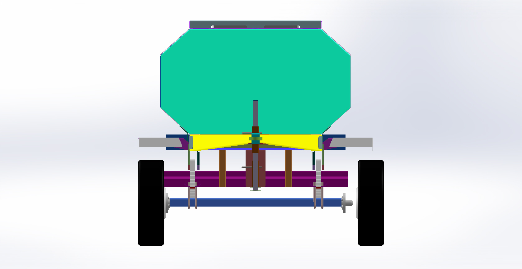 1500升汽油运输罐。