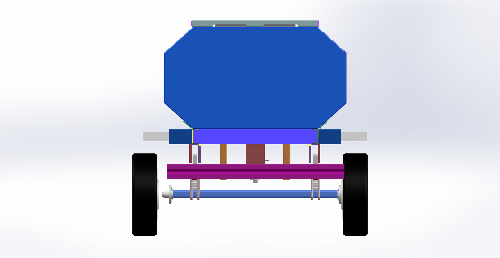 1500升汽油运输罐。