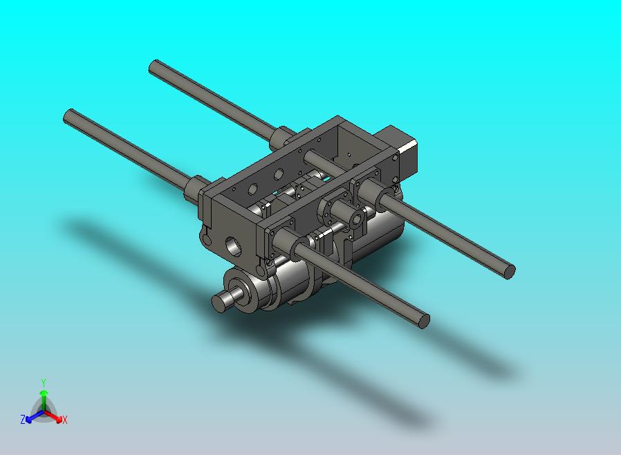 某数控龙门架的XZ装配