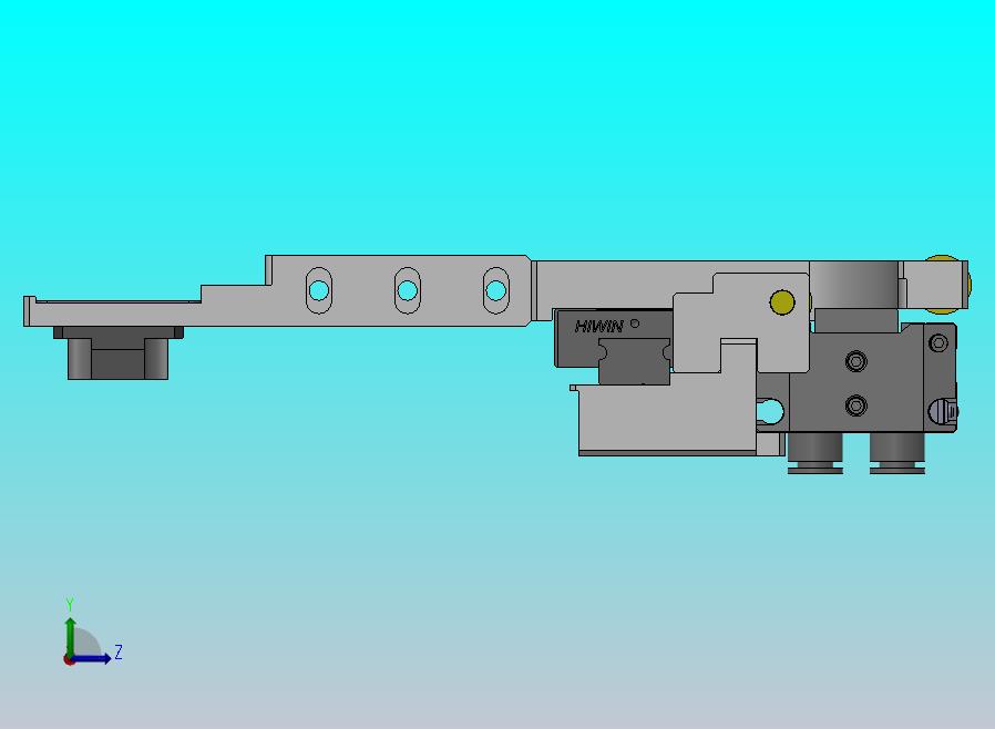 使用气动手指的夹爪机构