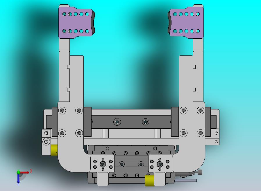 使用气动手指的夹爪机构