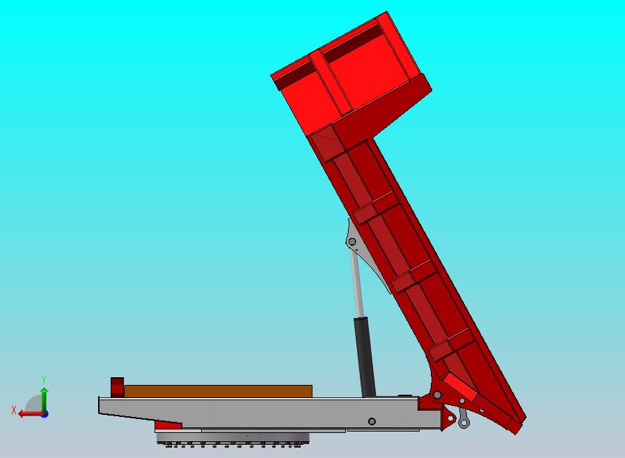 C50R-5吨履带车厢转向装置
